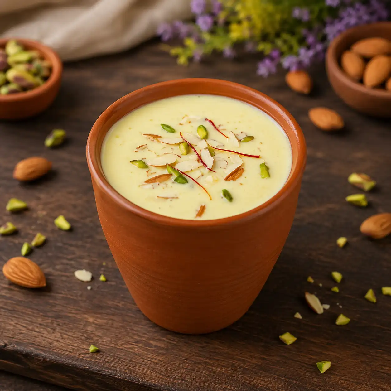 Thanda Kesar Badam Milk